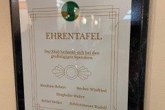 Spender-Ehrentafel